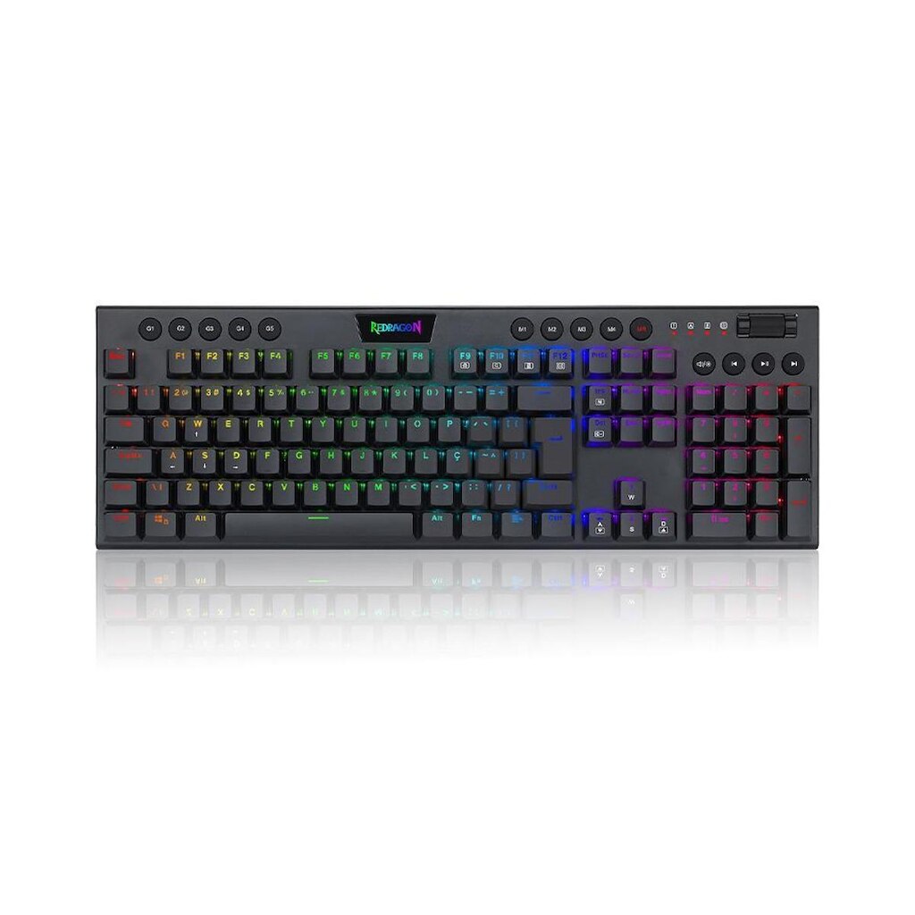 Teclado Mecânico Gamer Redragon Horus ARGB Low Profile