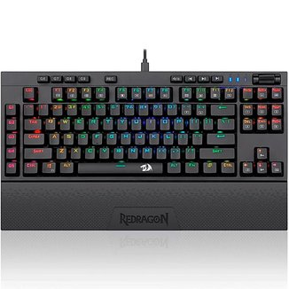 Teclado Mecânico Redragon Magic-Wand - LED RGB - Switch Blue - K587RGB