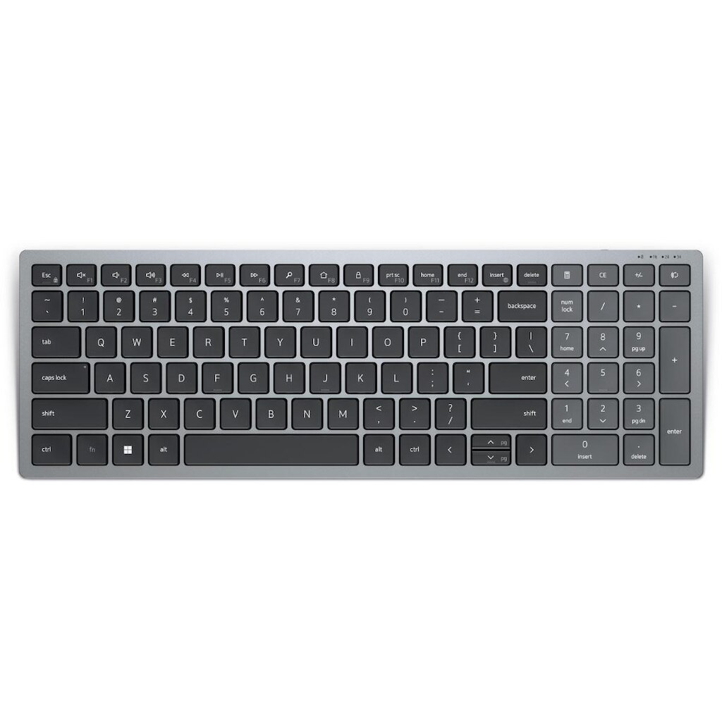 Teclado sem Fio Dell KB740 - Bluetooth/USB - ABNT2 - Cinza
