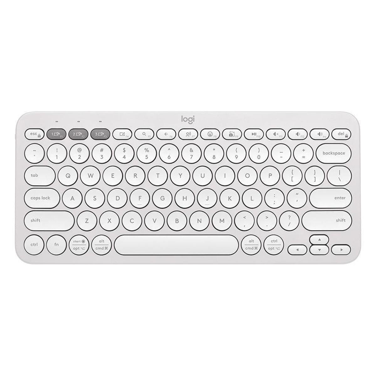Teclado Sem Fio Logitech, Bluetooth e USB, Pebble Keys 2 K380s, Easy-Switch e Pilha -920-011790 Menor preço em Teclado Sem Fio Logitech, Bluetooth e USB, Pebble Keys 2 K380s, Easy-Switch e Pilha -920-011790