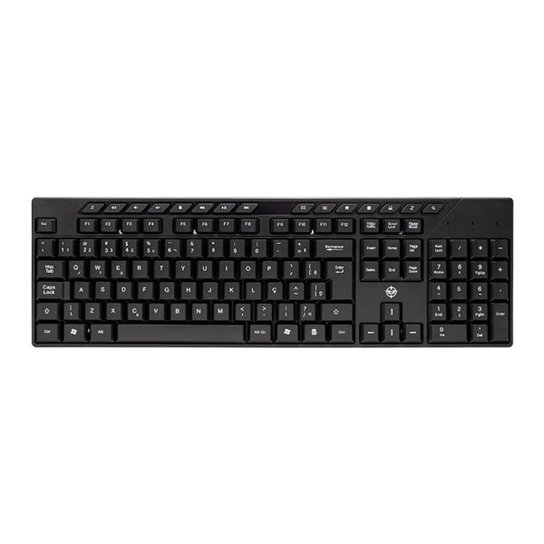 Teclado TGT Membrana Preto, TGT-TGK100-BL01 - Preto