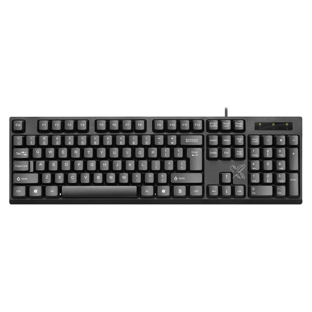 Teclado USB Maxprint Universitario - ABNT2 - Preto - 60000140