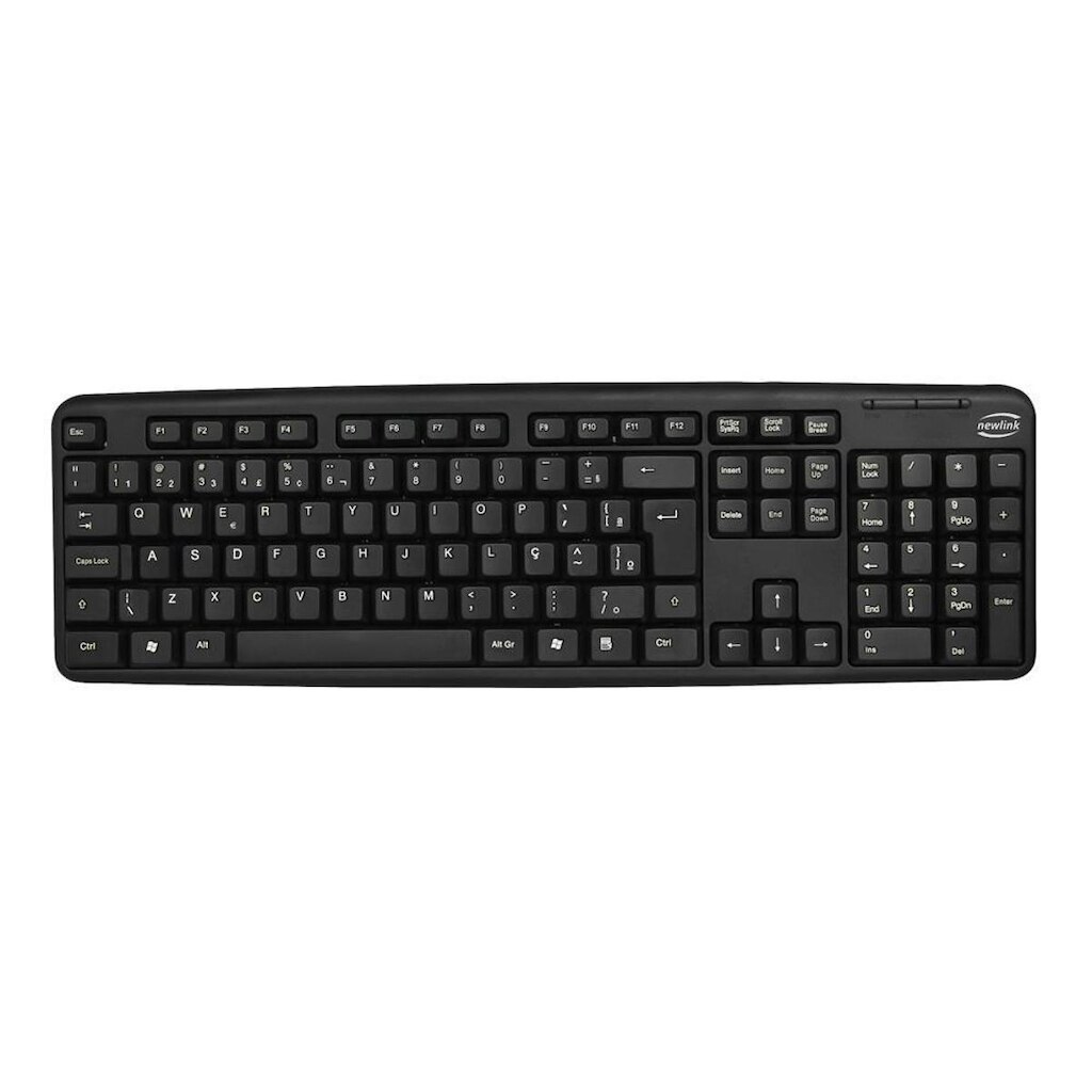 Teclado Usb Standard Abnt2 Cabo 1,3m Newlink Tc310 Preto