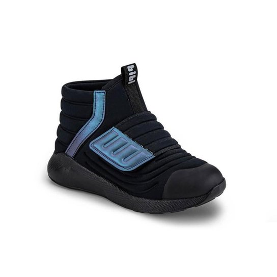 Tênis Abotinado Infantil Menino Preto Bibi Evolution 1203008 - Preto Menor preço em Tênis Abotinado Infantil Menino Preto Bibi Evolution 1203008 - Preto