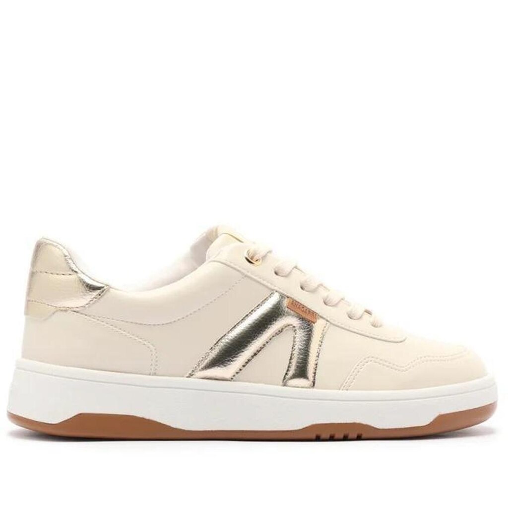 Tênis Ac1119 Bege E Dourado Anacapri  Ac Bege