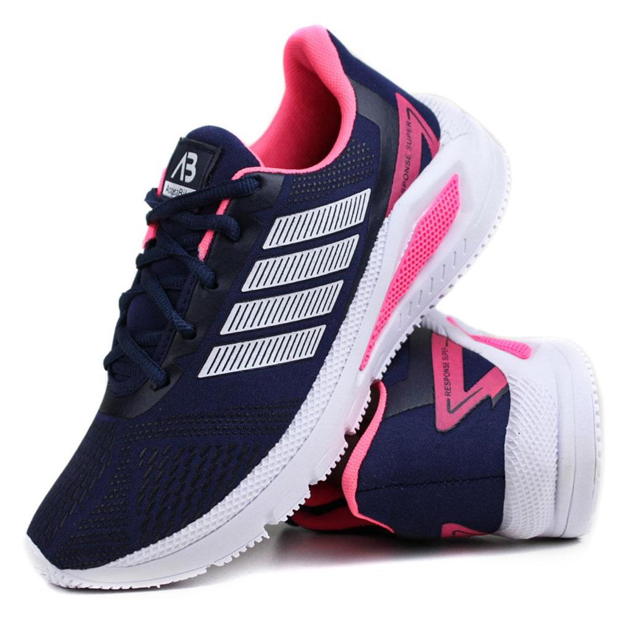 Tênis Academia Esportes Unissex 104 - Azul+Pink | Netshoes