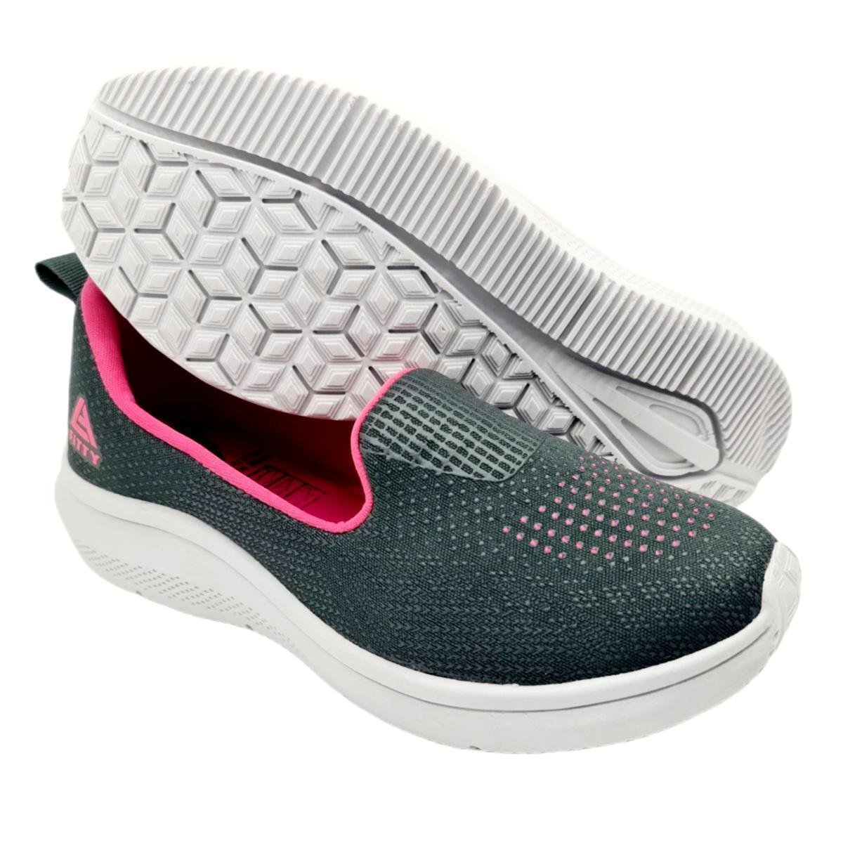 Tênis Academia Ortopédico Fitty Confortável Esporão Facite Joanete Cor ...