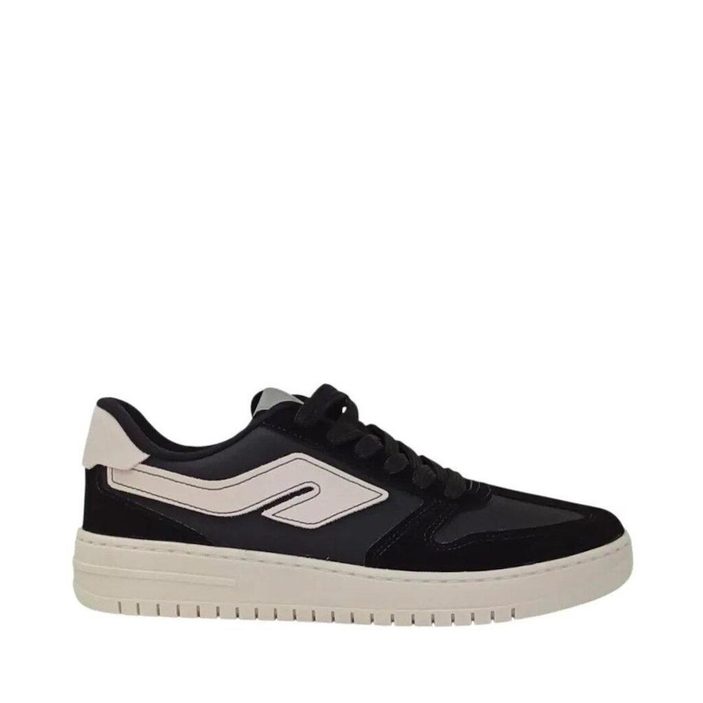 Tenis Activitta Preto Solado Bege Claro