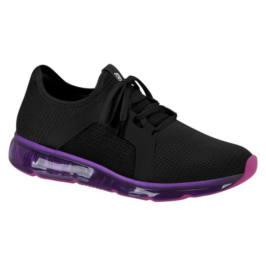 Tenis Actvitta Slip On Gel Feminino Preto Netshoes