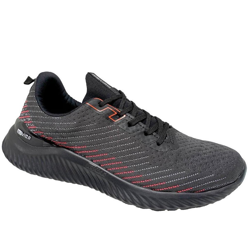 Tênis Actvitta 4901.122 Masculino - Preto/Vermelho