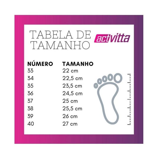 Tênis Actvitta Esportivo Feminino