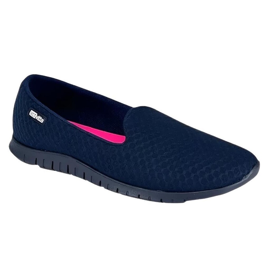 Tênis Actvitta Feminino Lycra Calce Fácil Marinho