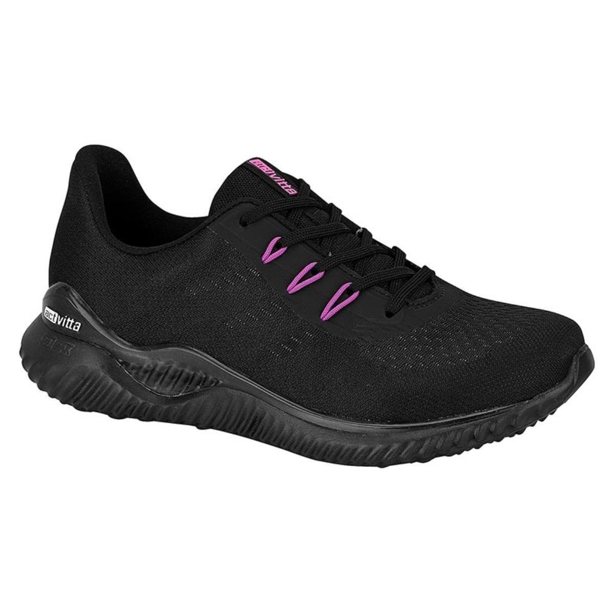tênis feminino running actvitta preto