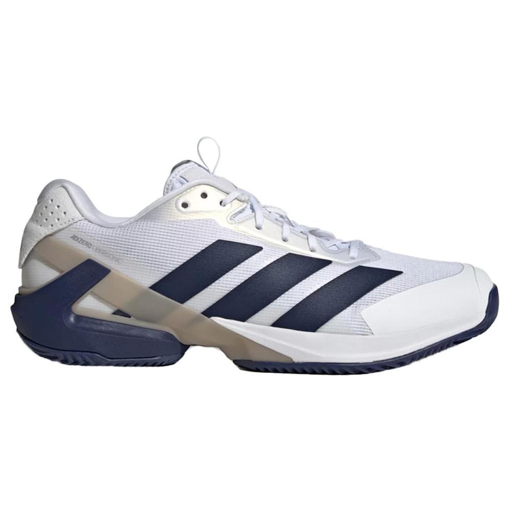 Tênis Adidas Adizero Ubersonic 5 Clay Branco e Azul Masculino