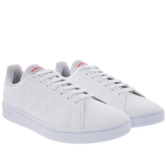 Tênis Adidas Advantage Base Casual Masculino Branco - 43 - Branco Menor preço em Tênis Adidas Advantage Base Casual Masculino Branco - 43 - Branco