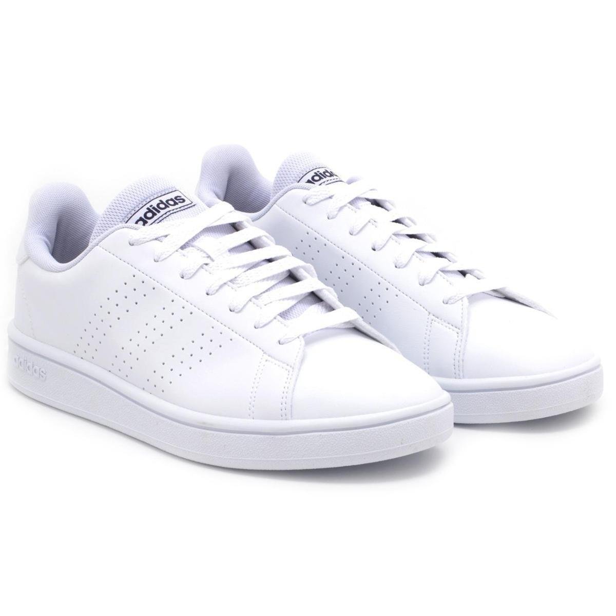 Tênis Adidas Advantage Base Court Lifestyle Masculino Branco Netshoes