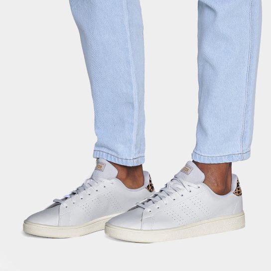 Adidas Advantage Base Tenis Adidas Feminino Branco Netshoes