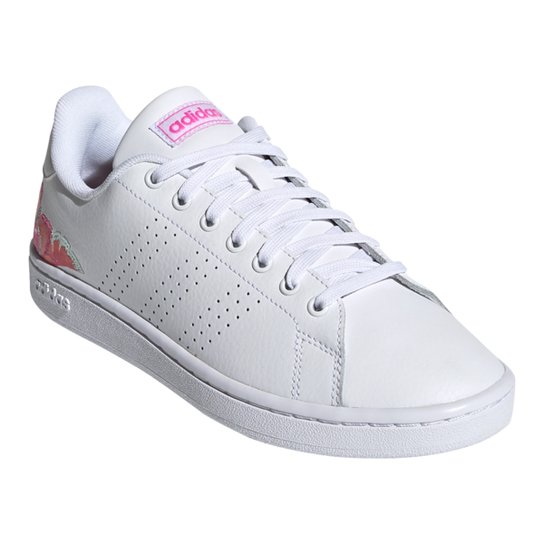 Tênis Adidas Advantage Farm Ii Feminino - Branco Menor preço em Tênis Adidas Advantage Farm Ii Feminino - Branco