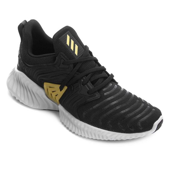 Tênis Adidas Alphabounce Instinct Masculino - Preto e Cinza Menor preço em Tênis Adidas Alphabounce Instinct Masculino - Preto e Cinza