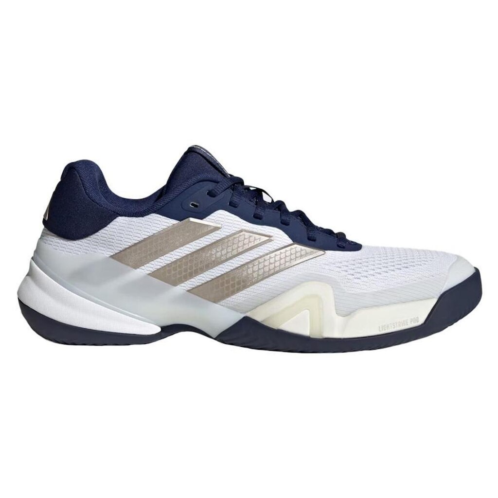Tênis Adidas Barricade 14 Clay Branco e Marinho Masculino
