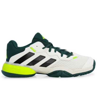 Tênis Adidas Barricade Junior - All Court - Branco Preto e Verde