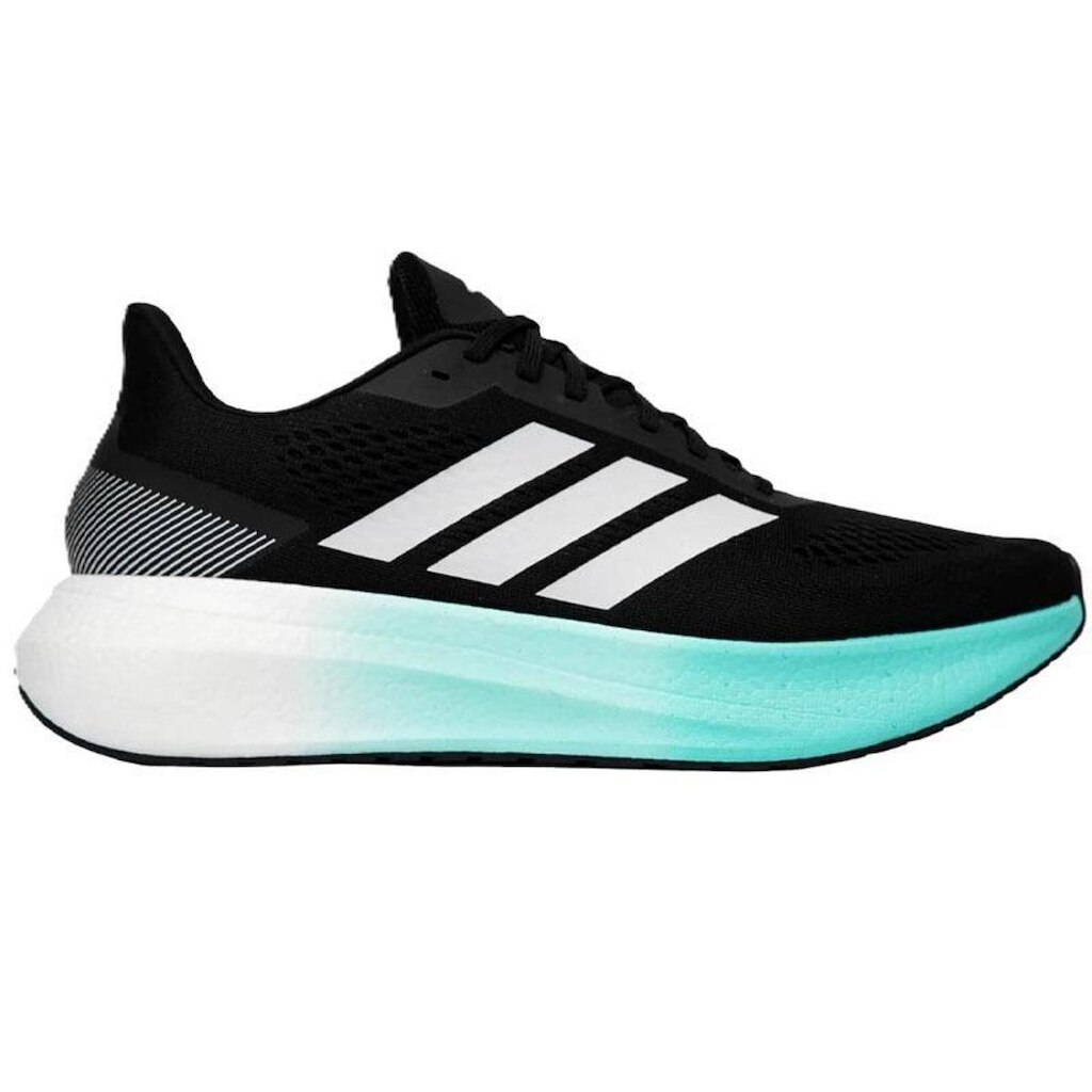 TÊNIS ADIDAS BOOST RUN PRETO AZUL FEMININO