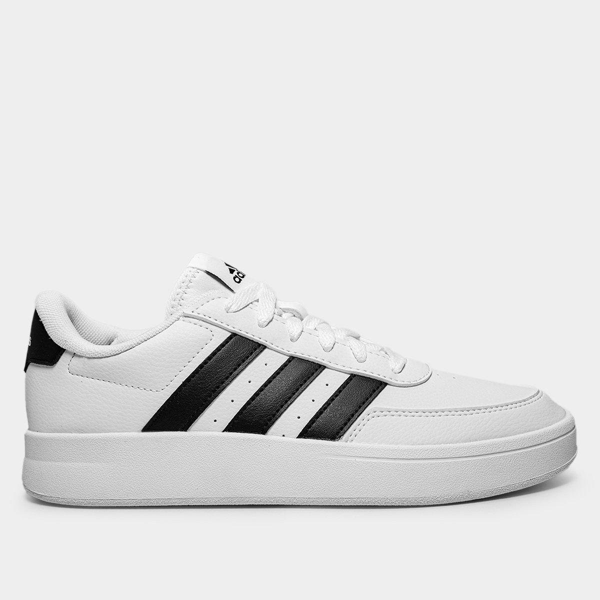 Tênis Adidas Breaknet Masculino Branco+Preto Netshoes
