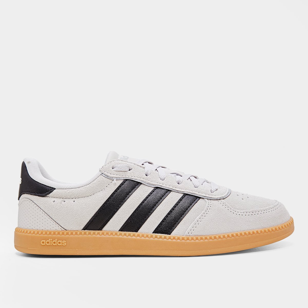 あんず Tênis Masculino Casual Courtblock Alumar Adidas - Cinza - KellesNet