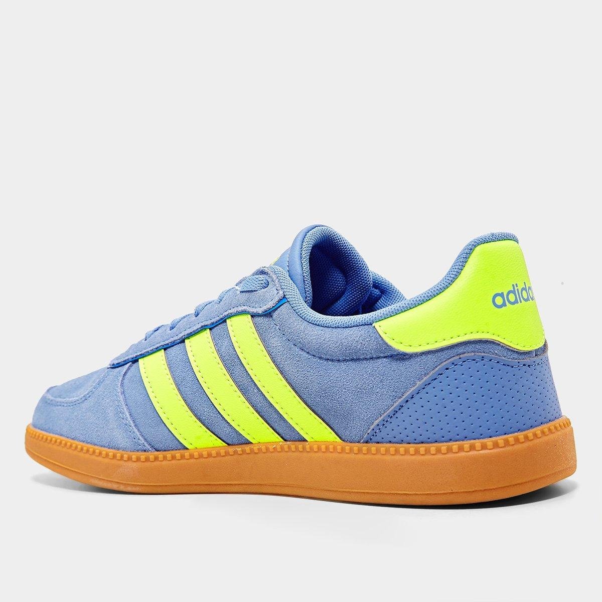ハーケン Tênis Adidas Breaknet Sleek Suede Feminino - Azul | Netshoes