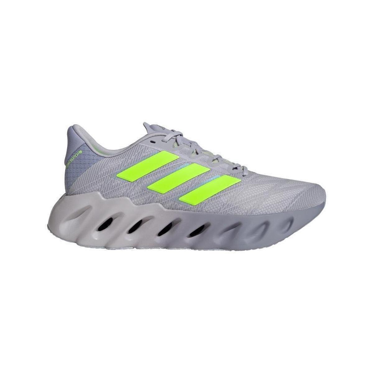 SKmam② Tênis Adidas Corrida Switch Fwd 2 Masculino - Cinza+Amarelo