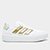 Tênis Adidas Courtblock Bold Feminino - Branco+dourado