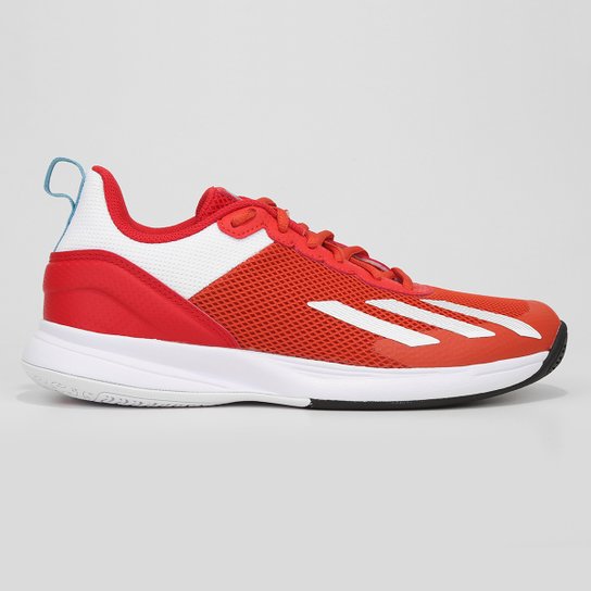 Tênis Adidas Courtflash Speed Masculino - Vermelho+Branco Menor preço em Tênis Adidas Courtflash Speed Masculino - Vermelho+Branco