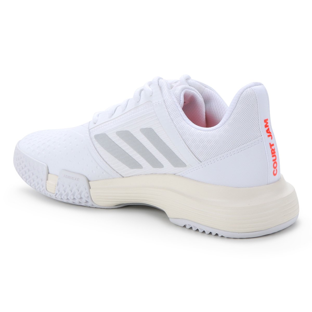 adidas bounce branco e prata