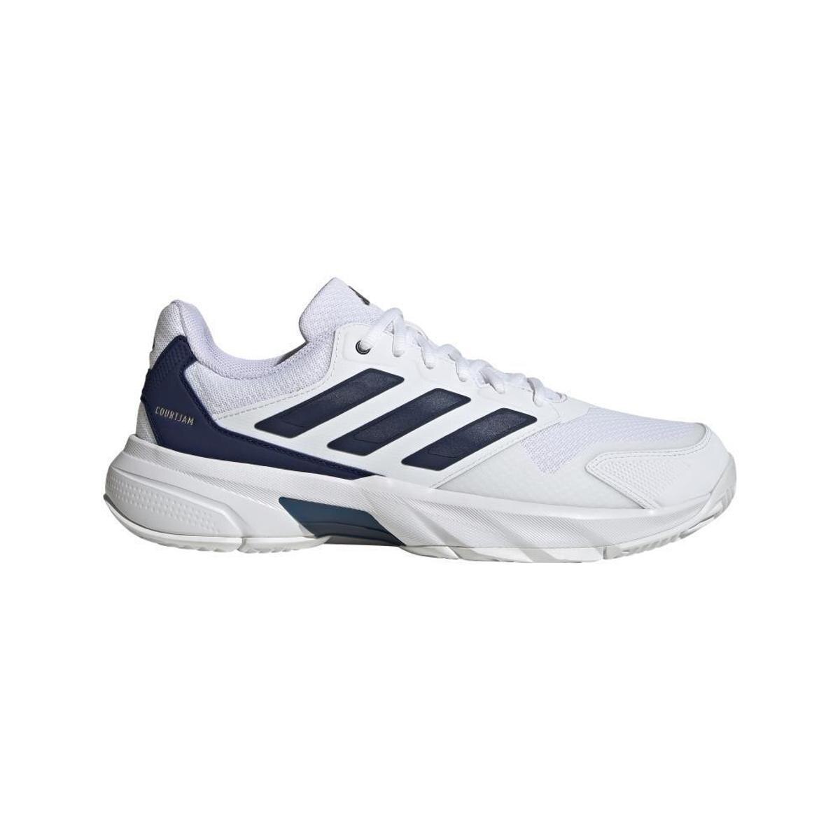 Tênis Adidas Courtjam Control 3 Tennis Masculino - Branco | Netshoes