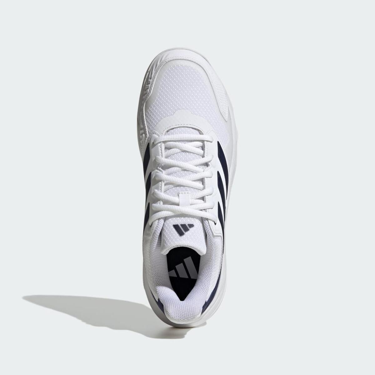 Tênis Adidas Courtjam Control 3 Tennis Masculino - Branco | Netshoes