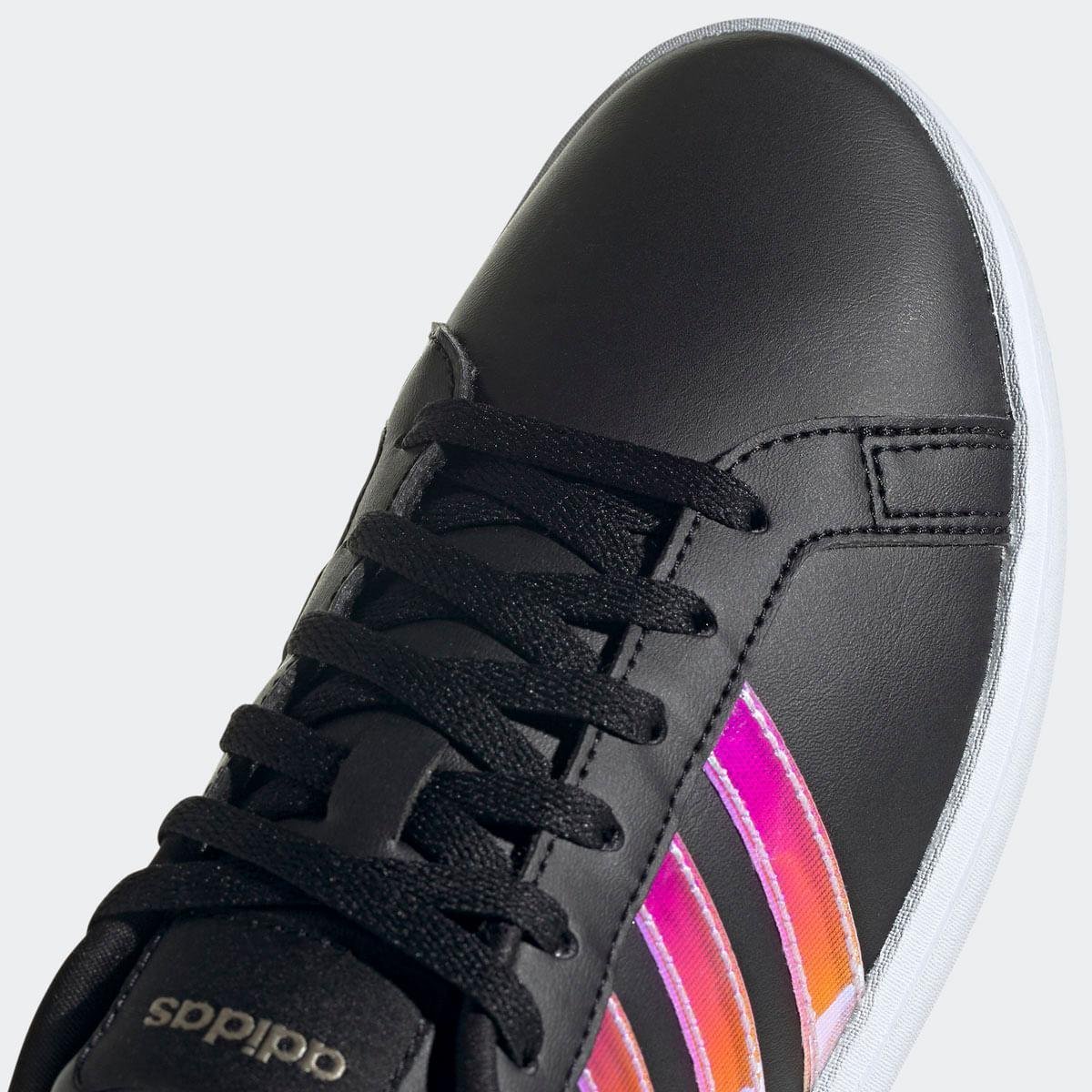 tênis adidas courtpoint preto feminino