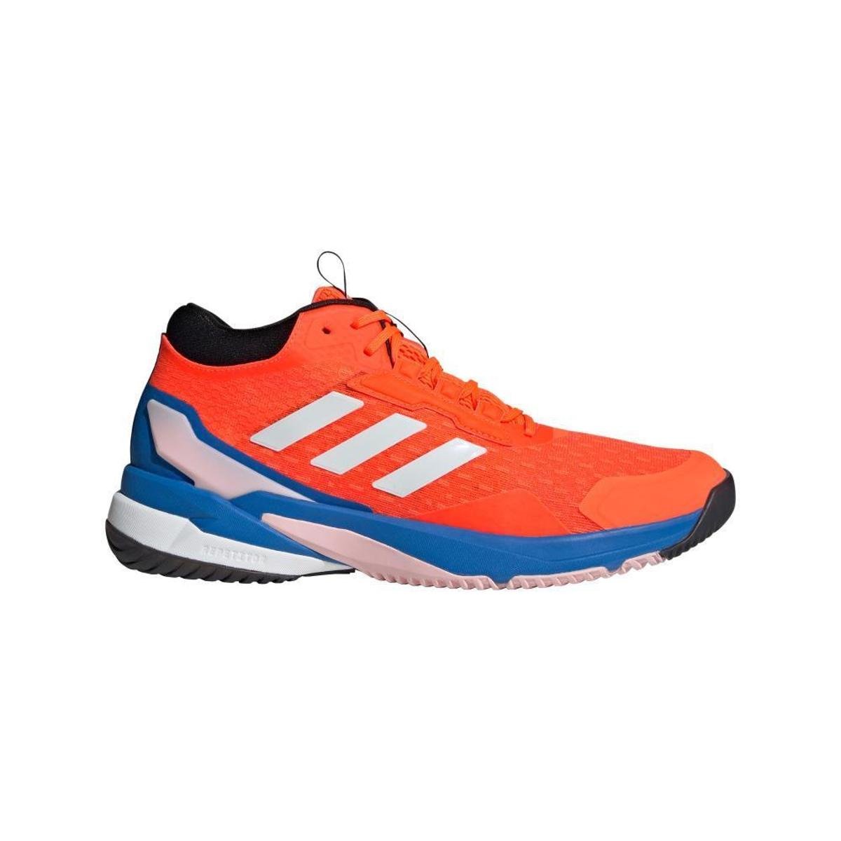 もちもち Tênis Adidas Crazyflight 6 Mid Indoor - Laranja+Azul | Netshoes
