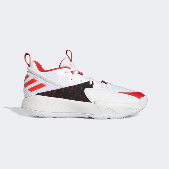 Tênis Adidas Dame Extply 2 - Vermelho+Cinza Menor preço em Tênis Adidas Dame Extply 2 - Vermelho+Cinza