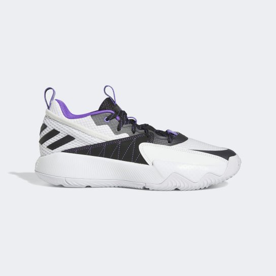 Tênis Adidas Dame Extply 2.0 - Branco+Roxo Menor preço em Tênis Adidas Dame Extply 2.0 - Branco+Roxo