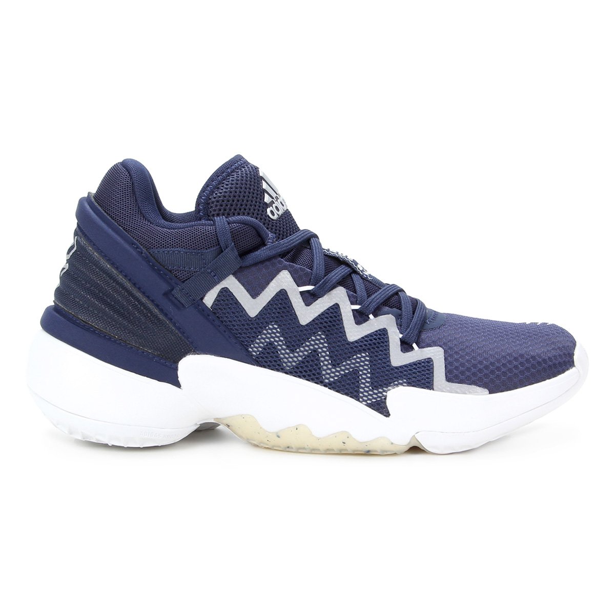 Tênis Adidas Donovan Mitchell Issue 2 - Marinho e Branco ...