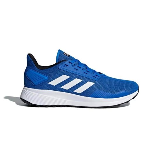 Tênis Adidas Duramo 9 Masculino - Azul e Branco Menor preço em Tênis Adidas Duramo 9 Masculino - Azul e Branco