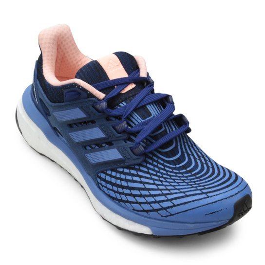 Tênis Adidas Energy Boost Feminino - Azul e Lilás Menor preço em Tênis Adidas Energy Boost Feminino - Azul e Lilás