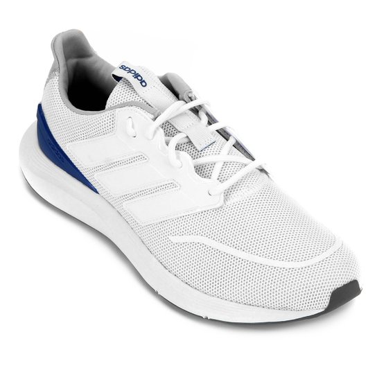 Tênis Adidas Energy Falcon Feminino - Branco e Azul Menor preço em Tênis Adidas Energy Falcon Feminino - Branco e Azul