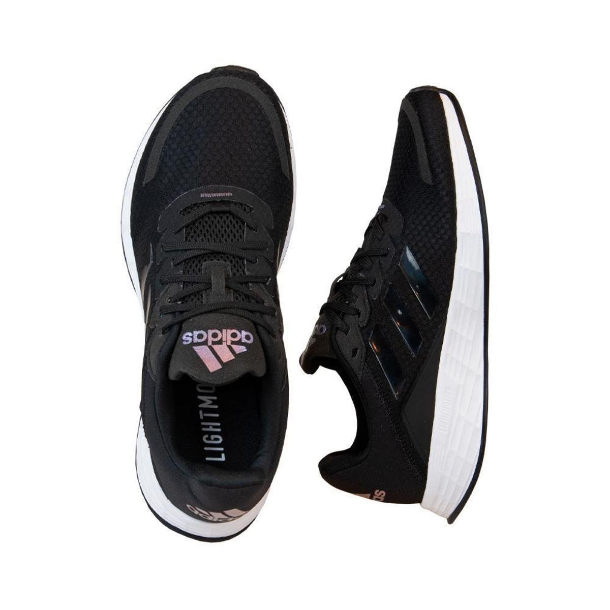 tenis adidas esportivo preto e branco