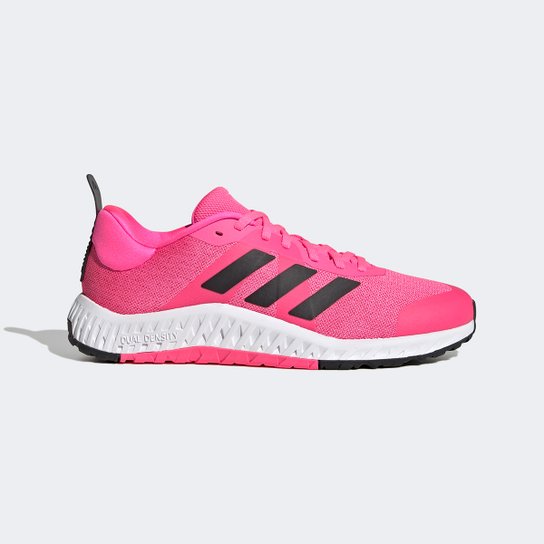 Tênis Adidas Everyset Trainer Feminino - Pink+Preto Menor preço em Tênis Adidas Everyset Trainer Feminino - Pink+Preto