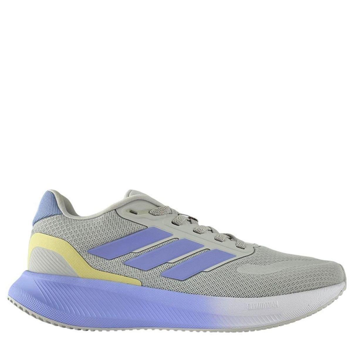 Tênis Adidas Feminino Runfalcon 5 W Cinza Corrida JI3979