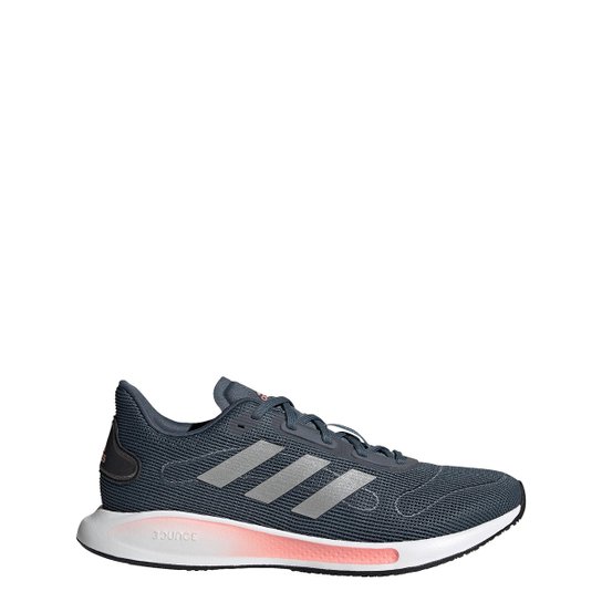 Tênis Adidas Galaxar Run Feminino - Azul+Prata Menor preço em Tênis Adidas Galaxar Run Feminino - Azul+Prata