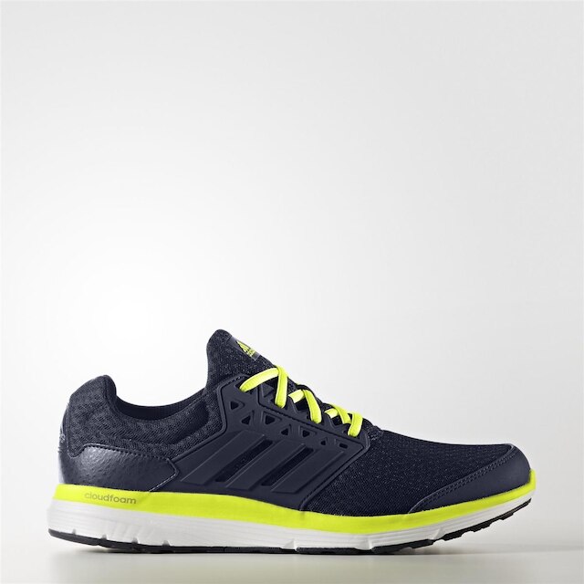 Tênis Adidas Galaxy 3.1 - Preto+Amarelo Menor preço em Tênis Adidas Galaxy 3.1 - Preto+Amarelo