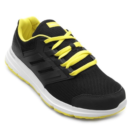 Tenis Adidas Galaxy 4 Masculino Preto E Branco Netshoes