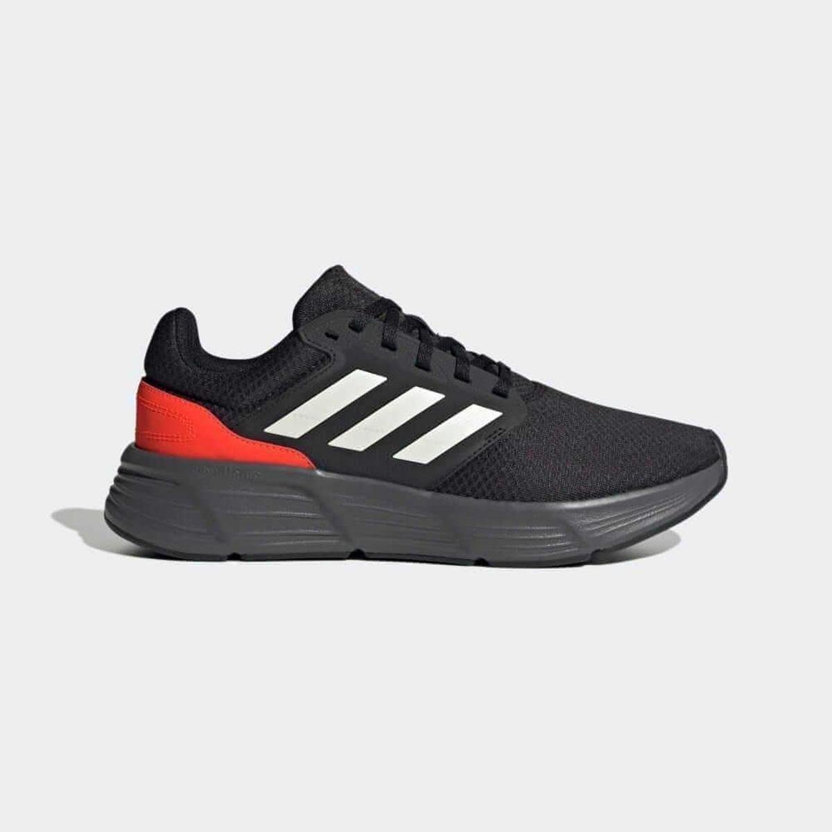 TENIS ADIDAS GALAXY 6 M IE1978 PRETO LARANJA MASCULINO Menor preço em TENIS ADIDAS GALAXY 6 M IE1978 PRETO LARANJA MASCULINO